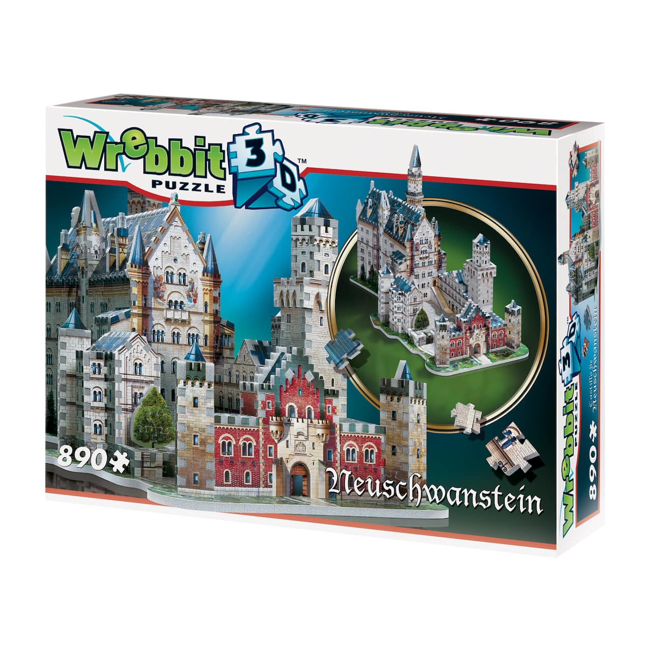 Wrebbit 3D Puzzle™ Neuschwanstein Castle 890 Piece Puzzle